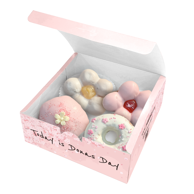 [벚꽃에디션] 도나스데이 벚꽃에디션4구 세트